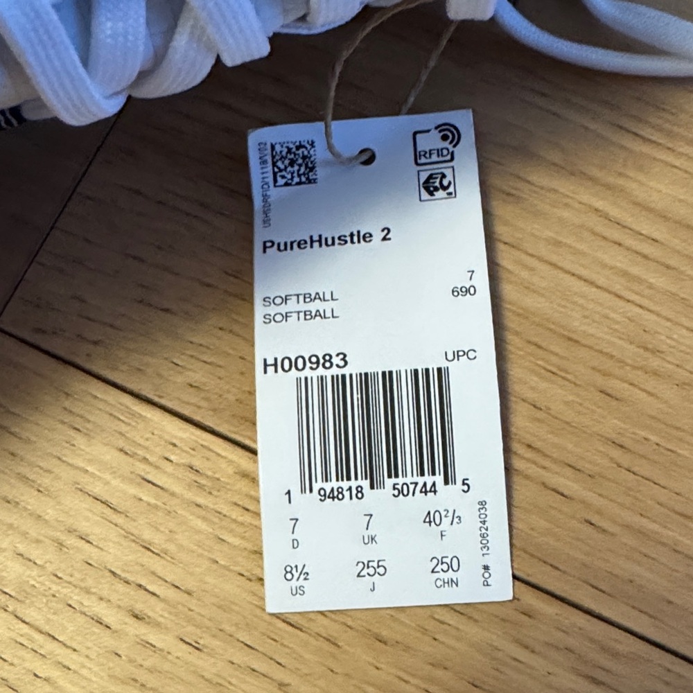Adidas PureHustle 2 Softball Cleats Women’s Size 8.5 NWT - Picture 6 of 7